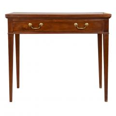 Pair of George III Mahogany Games Tables - 3803106