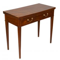 Pair of George III Mahogany Games Tables - 3803108