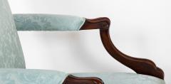 Pair of George III Period Mahogany Gainsboro Armchairs - 3077544