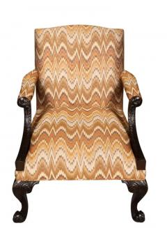 Pair of George III Style Mahogany Armchairs - 4134164