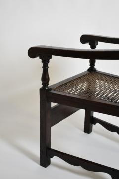 Pair of George III style armchairs XIXth c  - 4464396