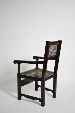 Pair of George III style armchairs XIXth c  - 4464398