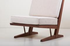 Pair of George Nakashima Conoid Lounge Chairs by Nakashima Woodworkers US 2021 - 2258569