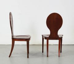 Pair of Georgian Chippendale Hall Chairs - 2871954