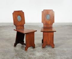 Pair of Georgian Hall Chairs - 3785881