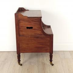 Pair of Georgian Mahogany Bedside Commodes England circa 1815 - 3702469