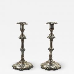 Pair of Georgian Silvered Candlesticks - 2153922