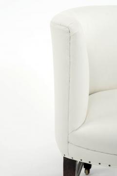 Pair of Georgian Slipper Chairs on Casters - 4343964