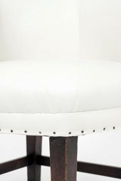 Pair of Georgian Slipper Chairs on Casters - 4343973
