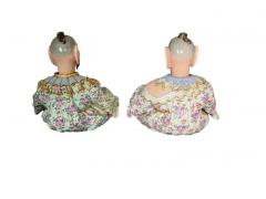 Pair of German Chinoiserie Porcelain Figures of Seated Nodders  - 4130107