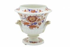 Pair of German Lowenstaff Floral Porcelain Urns - 4650479