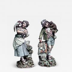 Pair of German Meissen Porcelain Figures - 4662174