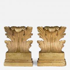 Pair of Gilded Acanthus Leaf Bookends - 261694
