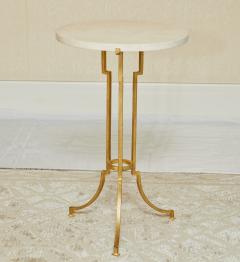 Pair of Gilded Hand Wrought Iron Tables - 4478900