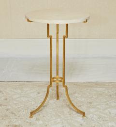 Pair of Gilded Hand Wrought Iron Tables - 4478901