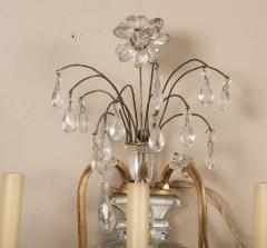 Pair of Gilded Rock Crystal Sconces - 2119169