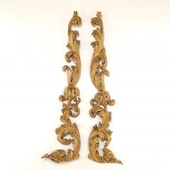 Pair of Giltwood Architectural Fragments France circa 1830 - 3916264