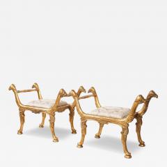 Pair of Giltwood Benches - 4589508