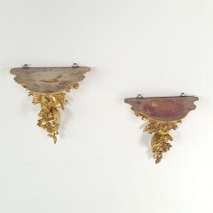 Pair of Giltwood Brackets Italy circa 1920 - 3912965