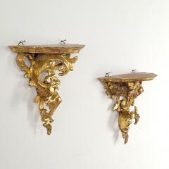 Pair of Giltwood Brackets Italy circa 1920 - 3912968