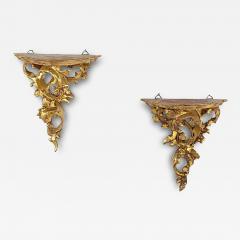 Pair of Giltwood Brackets Italy circa 1920 - 3917299