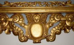 Pair of Giltwood Cherub Theme Wall Mirrors - 361348