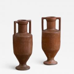 Pair of Glazed Amphorae Mid 20th Century - 4428138