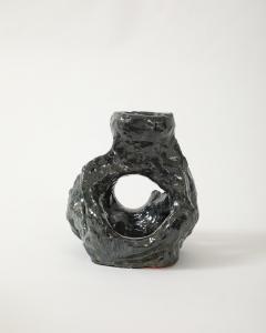 Pair of Glazed Ceramic Candlesticks - 4083449