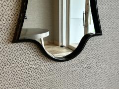 Pair of Gloss Lacquered Wood Wall Mirrors - 4546999