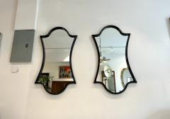 Pair of Gloss Lacquered Wood Wall Mirrors - 4621064