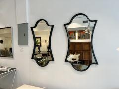 Pair of Gloss Lacquered Wood Wall Mirrors - 4621066