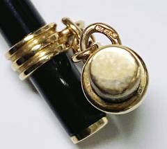 Pair of Gold and Onyx Cufflinks English C 1970 - 2061628