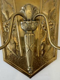 Pair of Golden Swedish Grace 1920s Wall Lights - 4330628