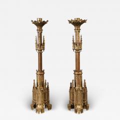 Pair of Gothic Candlesticks - 4003765