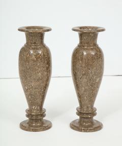 Pair of Gotland Limestone Vases - 757360