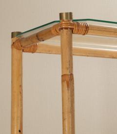 Pair of Grand Scale Mid Century Italian Bamboo Shelves - 4238360