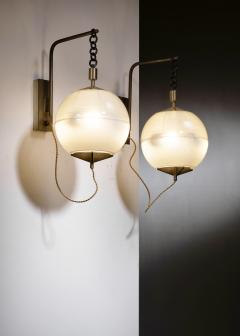 Pair of Greco Illuminazione wall lamps - 4500257