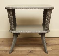 Pair of Grey Lacquered Tables - 1658246