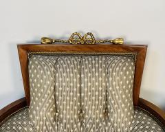 Pair of Grosfeld House Hi Back Arm Chairs Bergere or Lounge Chairs - 3136846