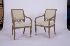 Pair of Gustavian Armchairs - 3532084