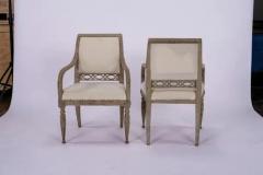 Pair of Gustavian Armchairs - 3532086