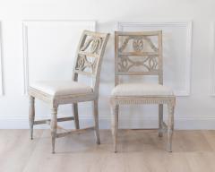 Pair of Gustavian Chairs Lindome Late 18th Century - 4812250