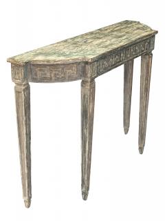 Pair of Gustavian Demilune Tables - 2158408