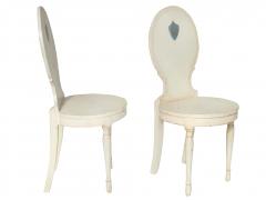 Pair of Gustavian Hall Chairs - 569136