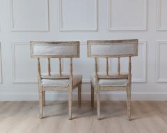 Pair of Gustavian Klismos Chairs in Original Paint circa 1800 - 4791527