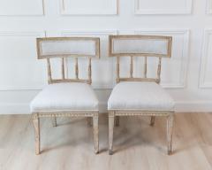 Pair of Gustavian Klismos Chairs in Original Paint circa 1800 - 4791537