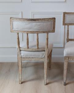 Pair of Gustavian Klismos Chairs in Original Paint circa 1800 - 4791540