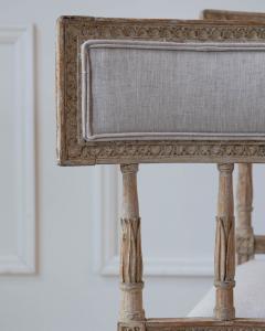 Pair of Gustavian Klismos Chairs in Original Paint circa 1800 - 4791542