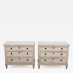 Pair of Gustavian Style Chests of Drawers - 1662354