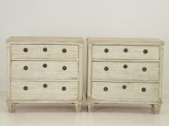 Pair of Gustavian Style Chests of Drawers - 2193137
